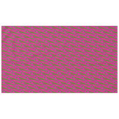 明るいピンクの緑色の棒の抽象芸術 テーブルクロス (正面(横))