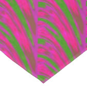 明るいピンクの緑色の棒の抽象芸術 テーブルクロス (アングル)