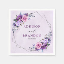 明るいピンクの薄紫紫色の色合い結婚の花