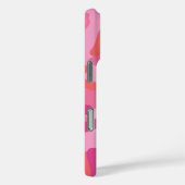 明るいピンクの迷彩柄パターン Case-Mate iPhoneケース (裏面 / 右)