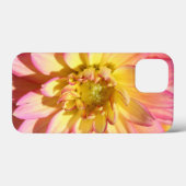 明るいピンクの黄色のダリアの花 Case-Mate iPhoneケース (裏面 (横))
