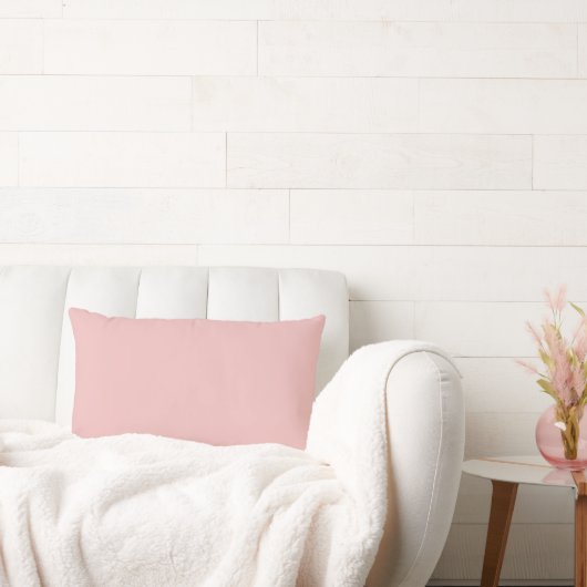 明るいピンクのLumbarの枕 ランバークッション (ソファ)