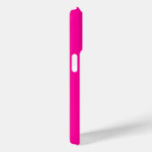明るいピンクパーソナライズされたのモダンチーズ Case-Mate iPhoneケース (裏面 / 右)