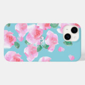 明るいピンクローズiPhoneケース Case-Mate iPhoneケース (裏面 (横))