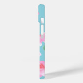 明るいピンクローズiPhoneケース Case-Mate iPhoneケース (裏面 / 左)