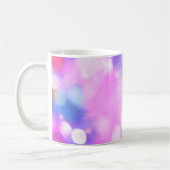 明るいピンク常に輝く感動的ギフトマグ コーヒーマグカップ (左)