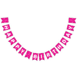 明るいピンク私はテニスが大好き、カスタマイズ可能 バンティングフラッグ