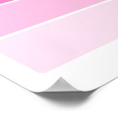 明るいピンク絵を描のサンプル ポスター (角)