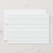 明るいピンク色のフローラブライダルシャワー 招待状 (裏面)