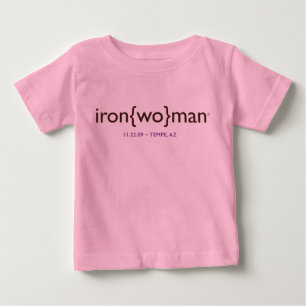 明るいピンクT ベビーTシャツ