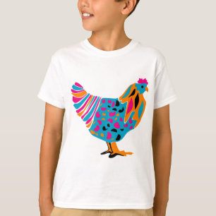 明るいファンキーチキン Tシャツ