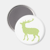 明るいファンキー鹿 マグネット (正面/裏面)