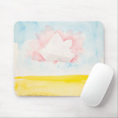 明るいフィールドとシェイプの空 マウスパッド (マウス)