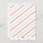 明るいフレームホリデーフォトカード シーズンカード (裏面)