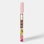 明るいフローラとドットカスタムの写真 Case-Mate iPhoneケース (裏面 / 右)