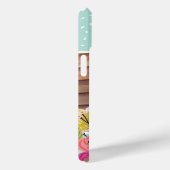 明るいフローラとドットカスタムの写真 Case-Mate iPhoneケース (裏面 / 右)