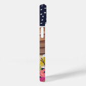 明るいフローラとドットカスタムの写真 Case-Mate iPhoneケース (裏面 / 右)