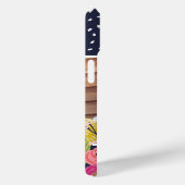 明るいフローラとドットカスタムの写真 Case-Mate iPhoneケース (裏面 / 右)