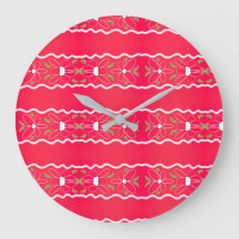 明るいフローラの時計