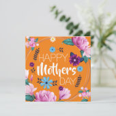 明るいフローラオレンジハッピーマザーズの日 シーズンカード (スタンド正面)