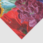 明るいフローラカラフルの野生の花 薄葉紙 (詳細)