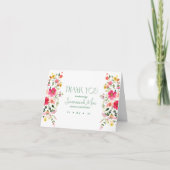 明るいフローラサンキューカード | シャッカラフルト サンキューカード (正面)