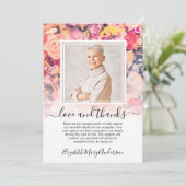 明るいフローラサンキューベレ写真 サンキューカード (スタンド正面)