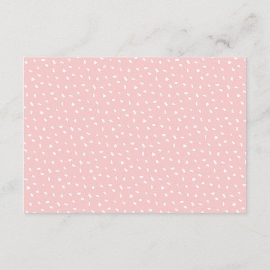 明るいフローラディスプレイシャワーなしギフトラップ要求 エンクロージャーカード (裏面)