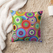 明るいフローラヒッピークールクッション クッション (ブランケット)