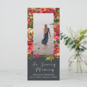 明るいフローラフォト祈りの言葉カード同情カード (スタンド正面)