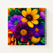 明るいフローラブーケ日記 ノートブック (裏面)