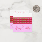 明るいフローラミニチュア ノートカード (正面/裏面インサイチュ)