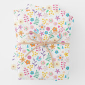 明るいフローララッピングシート ラッピングペーパーシート (インサイチュ)