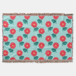 明るいフローラ投球ブランケット スローブランケット