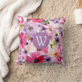 明るいフローラ文房枕 クッション (ブランケット)