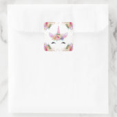 明るいフローラ スクエアシール (バッグ)