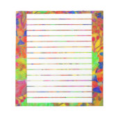 明るいフローラ ノートパッド (正面)