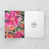 明るいフローラ |母の日のカード カード (内部)