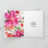 明るいフローラ |母の日のカード カード (内部)