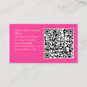 明るいフローラQRコードの名刺スキャン可能 名刺 (裏面)