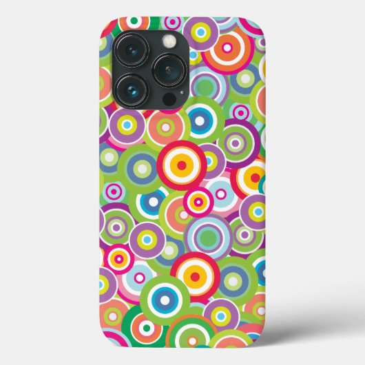 明るいベクトルの円 Case-Mate iPhoneケース (裏面)