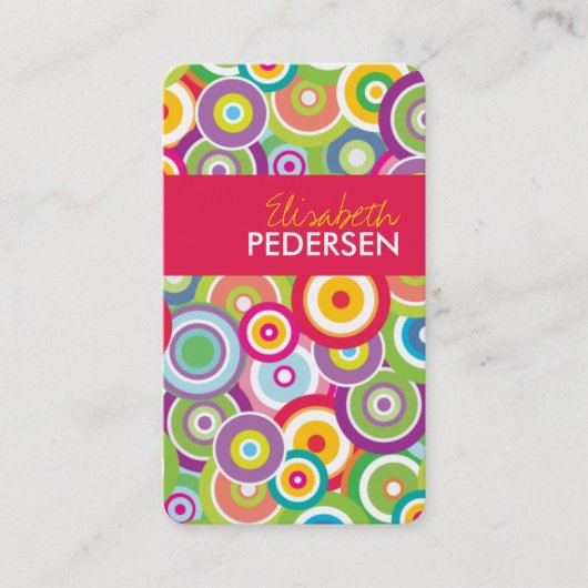 明るいベクトルはシックな名刺を一周します 名刺 (正面)