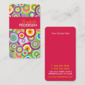 明るいベクトルはシックな名刺を一周します 名刺 (正面/裏面)