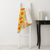 明るいベリカラフルーの果実のパターン シェルパブランケット (インサイチュ)