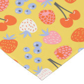 明るいベリカラフルーの果実のパターン ミディアムテーブルランナー (コーナー)