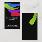 明るいペンキの打撃 名刺 (正面/裏面)