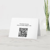 明るいペンギンのクリスマスフォトグリーティングカード シーズンカード (裏面)