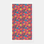 明るいホットピンクの水玉模様パターン (正面)