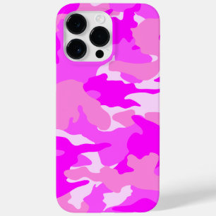 明るいホットピンクの迷彩パガーリーターン耐久性 Case-Mate iPhone 14 PRO MAXケース
