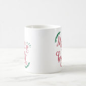 明るいホリデーシーズン コーヒーマグカップ (中央)